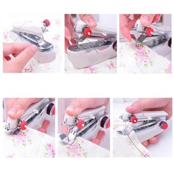 Jiayiqi DIY Manual Handheld Portable Mini Expert Sewing Machine Home Needlework Cordless (White) - Intl April 2018 - 2 Jiayiqi DIY Manual Handheld Portable Mini Expert Sewing Machine Home Needlework Cordless (White) - intl - 2