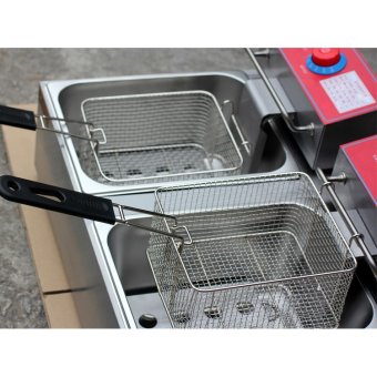 Jinbang Jb-zl8l-2 16l Two Tanks Two Baskets Thick Stainless SteelRed Panel Electric Deep Fryer (Silver) - Intl June 2018 - 4 Jinbang Jb-zl8l-2 16l Two Tanks Two Baskets Thick Stainless SteelRed Panel Electric Deep Fryer (Silver) - Intl - 4