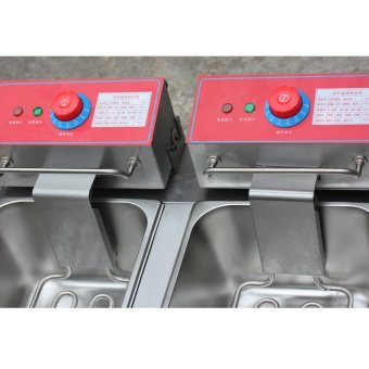 Jinbang Jb-zl8l-2 16l Two Tanks Two Baskets Thick Stainless SteelRed Panel Electric Deep Fryer (Silver) - Intl June 2018 - 3 Jinbang Jb-zl8l-2 16l Two Tanks Two Baskets Thick Stainless SteelRed Panel Electric Deep Fryer (Silver) - Intl - 3