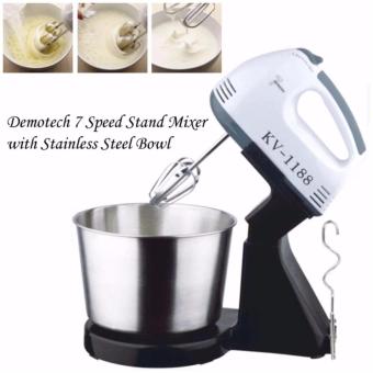 KV-1188 7-Speed Stand Mixer With Stainless Bowl (Black/White) With Heat Resistance Plastic Ladle 6-piece Set (Black) July 2018 - 4 KV-1188 7-Speed Stand Mixer with Stainless Bowl (Black/White) with Heat Resistance Plastic Ladle 6-piece set (Black) - 4