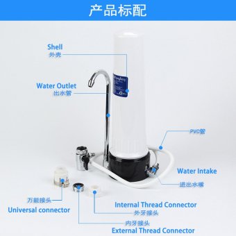 One-Stage Household Kitchen Desk Type Water Purifiers Water Filter (Black) June 2018 - 2 One-Stage Household Kitchen Desk Type Water Purifiers Water Filter (Black) - 2
