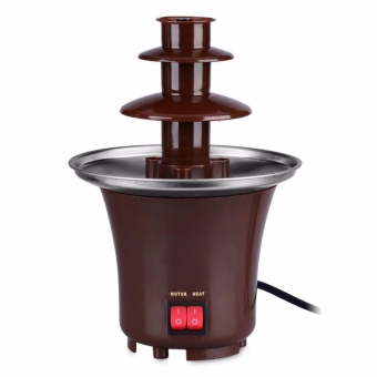 Rukia Mini Chocolate Fountain (Brown) With Cake Pop And CupcakeStand June 2018 - 2 Rukia Mini Chocolate Fountain (Brown) with Cake Pop and CupcakeStand - 2
