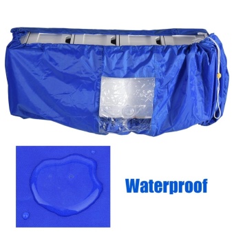 TMISHION Air Conditioner Cleaning Dust Washing Cover WaterproofProtector (Blue Color L) - Intl June 2018 - 3 TMISHION Air Conditioner Cleaning Dust Washing Cover WaterproofProtector (Blue Color L) - intl - 3