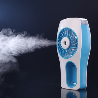 USB Mini Humidifier Handheld Portable Cooling Air Conditioningrechargeable Mini Spray Air Conditioner Fan (Blue) April 2018 - 4 USB Mini humidifier handheld portable cooling air conditioningrechargeable mini spray air conditioner fan (Blue) - 4