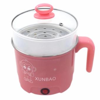 XUNBAO Stainless Steel Electric Cooker Boiler (Pink) June 2018 - 3 XUNBAO Stainless Steel Electric Cooker Boiler (Pink) - 3