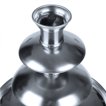 Zover 15 Inches 3 Layer Electric Chocolate Fountain Medium MeltingMachine Set Fondue (Silver) June 2018 - 3 Zover 15 Inches 3 Layer Electric Chocolate Fountain Medium MeltingMachine Set Fondue (Silver) - 3