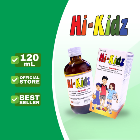 Hi-Kidz Growth Supplement: Chlorella, Taurine, Zinc, Vitamins A