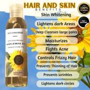 Sunflower Oil Refined Pure and Natural 100ml