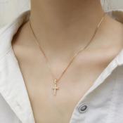 Dainty Cross Necklace for Women Tala by Kyla Inspired 134n