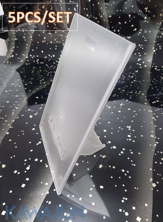5PCS of A4 Eco Stand Translucent - Unbreakable Table Card Stand Promotion KAWAJUN A4 POP Holder for Retail Display Presyo 990 Piso*Libreng Shipping