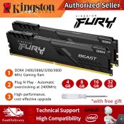 Kingston Fury Beast DDR4 Desktop RAM - High Performance