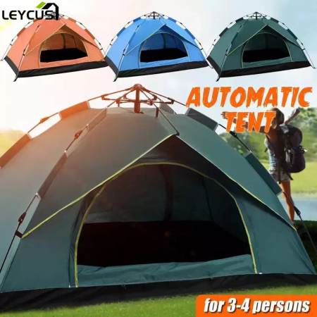 Leycus Waterproof 3-4 Person Family Camping Tent