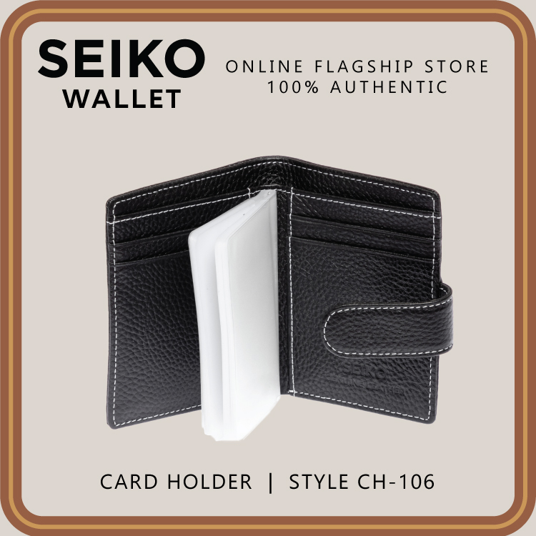 Seiko Wallet - Genuine Leather Flat Card Holder CH-111 | Lazada PH