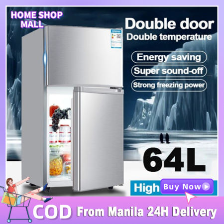 Inverter Energy-Saving 2-Door Mini Refrigerator for Dorms