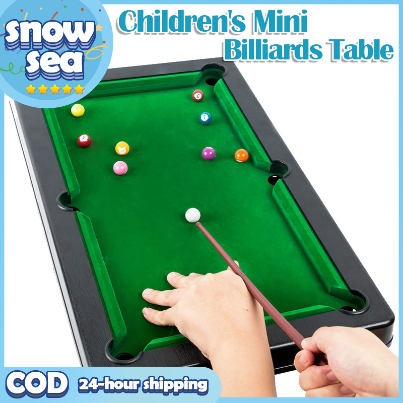 Kid's Mini Billiard Table Set - Perfect Birthday Gift