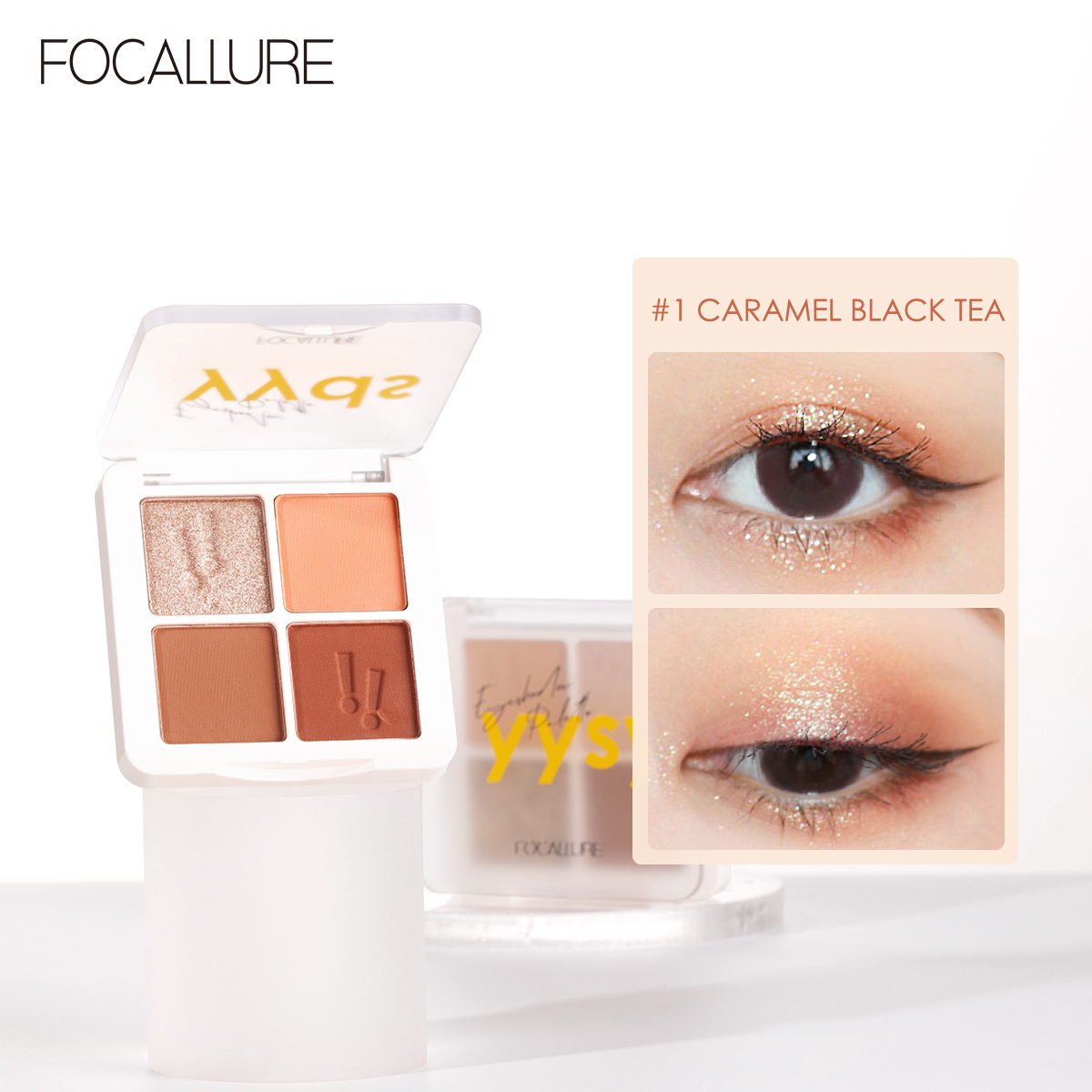 Discount on Focallure  shoes - SKU:  Secret Code Eye Shadow Palette Matte Sparkle High