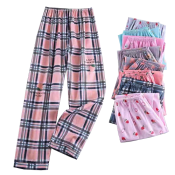 Trendy Cartoon Pajama Pants for Adults, Fits 24-30 Waist