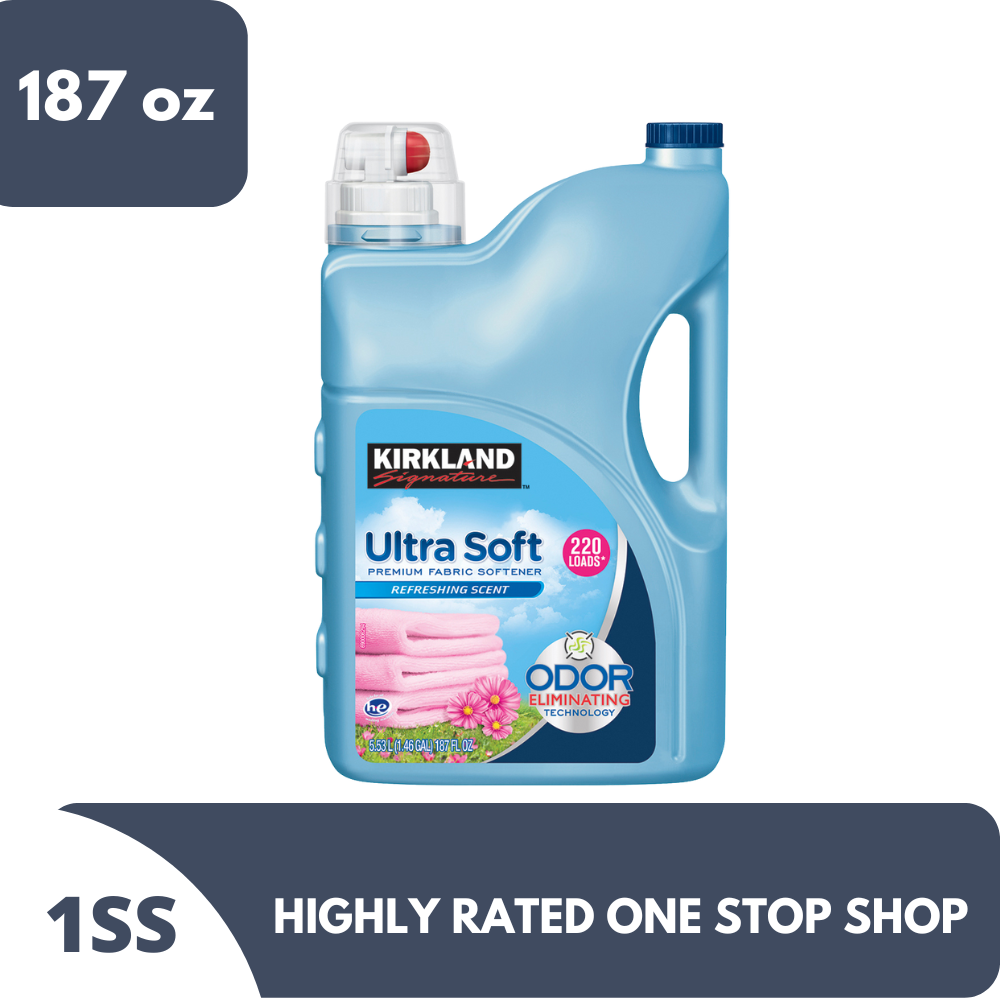 Kirkland Signature Ultra HE Liquid Fabric Softener, Fresh,