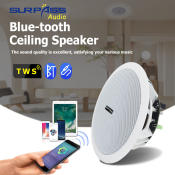 Full Range Bluetooth Ceiling Speaker with 10W Amplifier