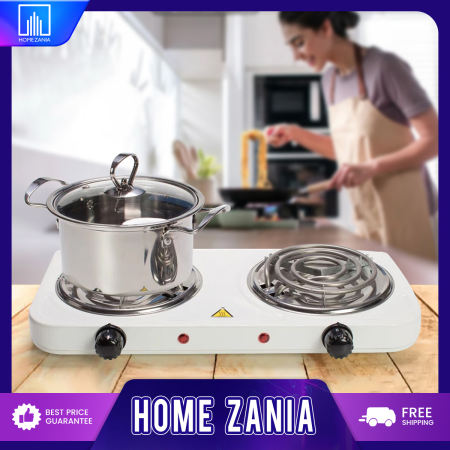 Home Zania Portable Electric Stove - Single & Double Burner