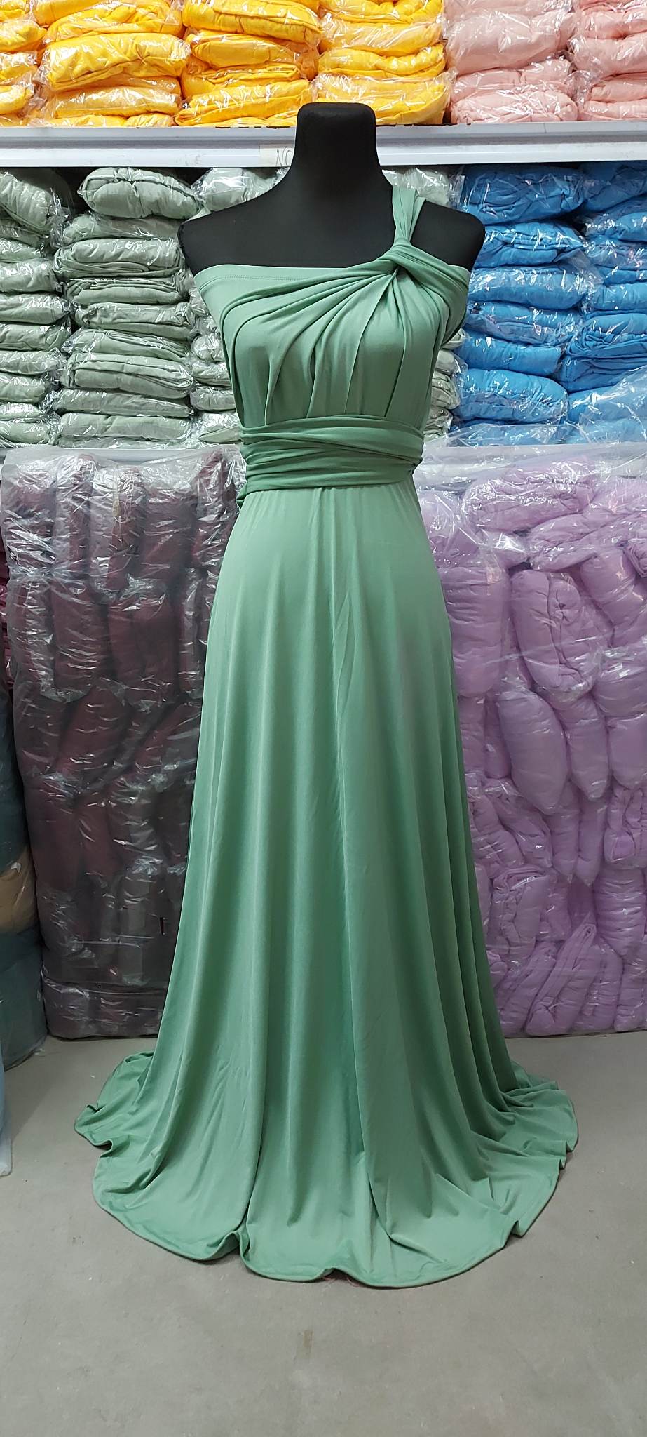 sage green infinity dress Sage green Infinity Dress Multiway Bridesmaid Dress Convertible