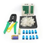 Network LAN Cable Tester Set with Crimping Tool and Pliers