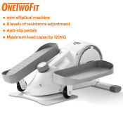 OneTwoFit Mini Elliptical: Compact Indoor Exercise Bike Stepper