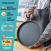 26cm Cast Iron Non-Stick Frying Pan for Gas Cookers