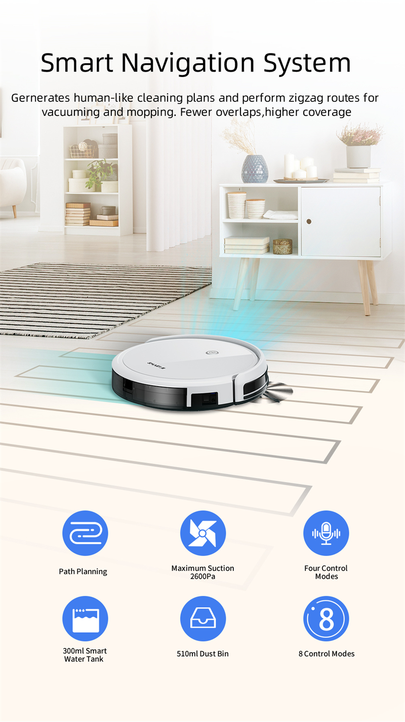 SMART AI ロボット掃除機 G50 本体 SMART AI ロボット掃除機 G50 本体（手が届くロボ掃除機 小型