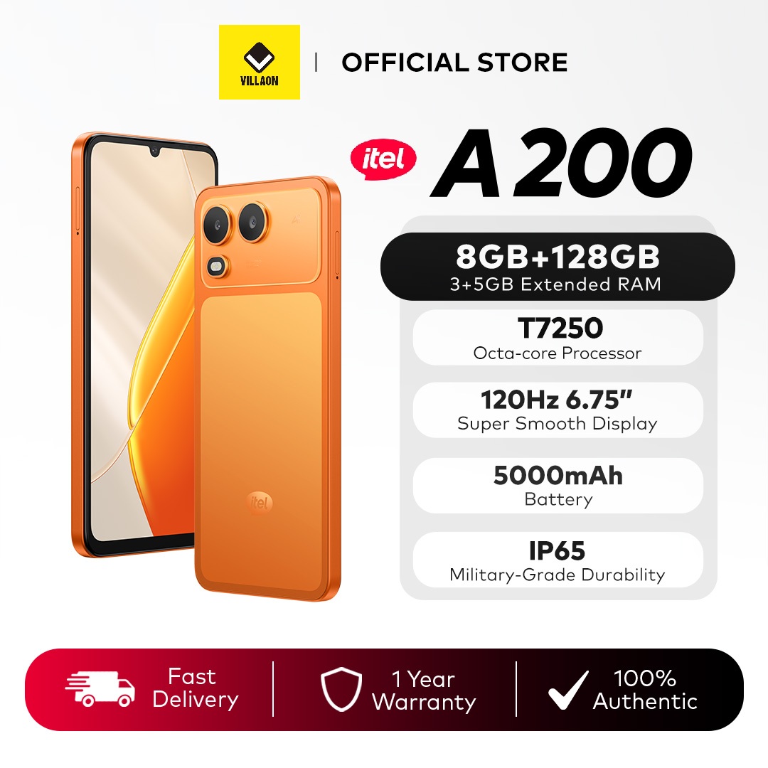 itel A200 (3+5GB Extended RAM) + 128GB ROM Global Version