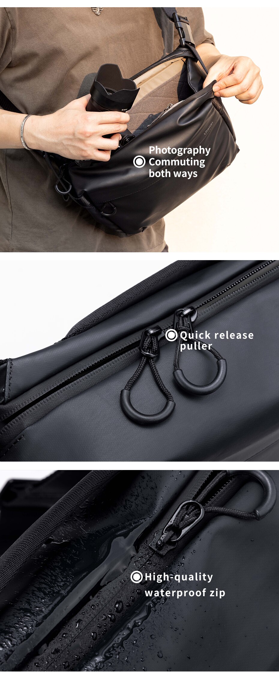 Ulanzi PB008 Waterproof Camera Shoulder Bag with 6-Liter Large Capacit ...