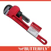 BUTTERFLY Heavy Duty Adjustable Pipe Wrench with Cushion Handle