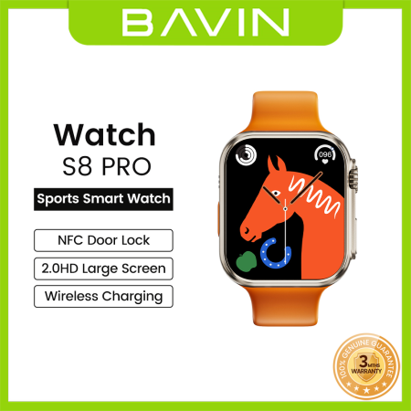 Bavin S8 Pro Bluetooth Smartwatch with Fitness Tracker
