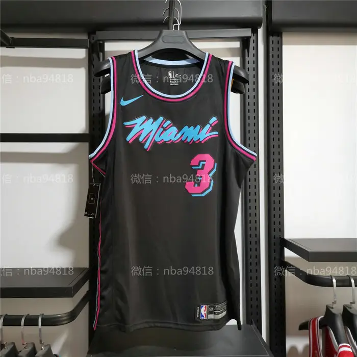 dwyane wade city jersey black