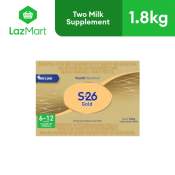 S-26 Gold Two Milk Supplement for 6 to 12 Months, Box 1.8kg