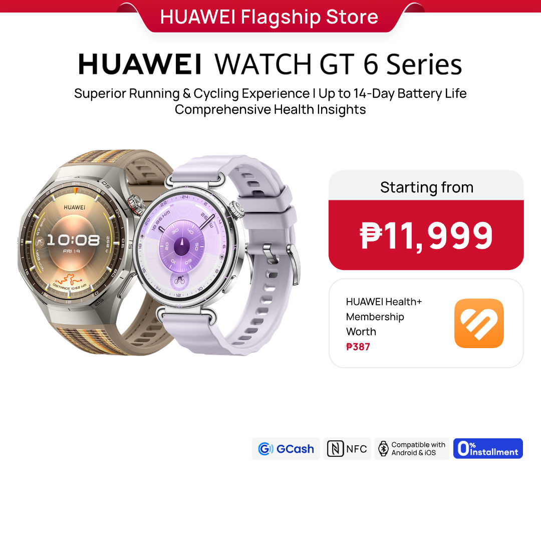 HUAWEI WATCH GT 6 Series Smartwatch l Advanced Outdoor Sports l Superior Running & Cycling Experience l ECG Analysis l Up to 21-Day Battery Life
