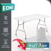 EONE 6ft Folding Table - Outdoor Portable Picnic Table