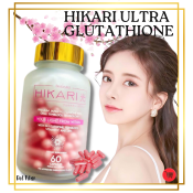 Hikari Glutathione Capsule: Whitening, Sunblock & Collagen for Skin