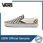 Vans Classic Slip-On Black White Shoes - Men's/Women's/Sports