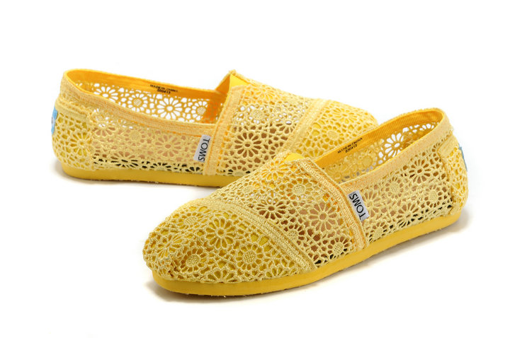 yellow toms shoes