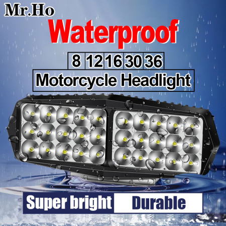 Waterproof Mini Driving Lamp with Yellow/White LED Light - HWB001