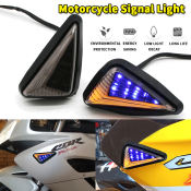 PMShop Dual Color LED Motorcycle Signal Light - 2 PCS