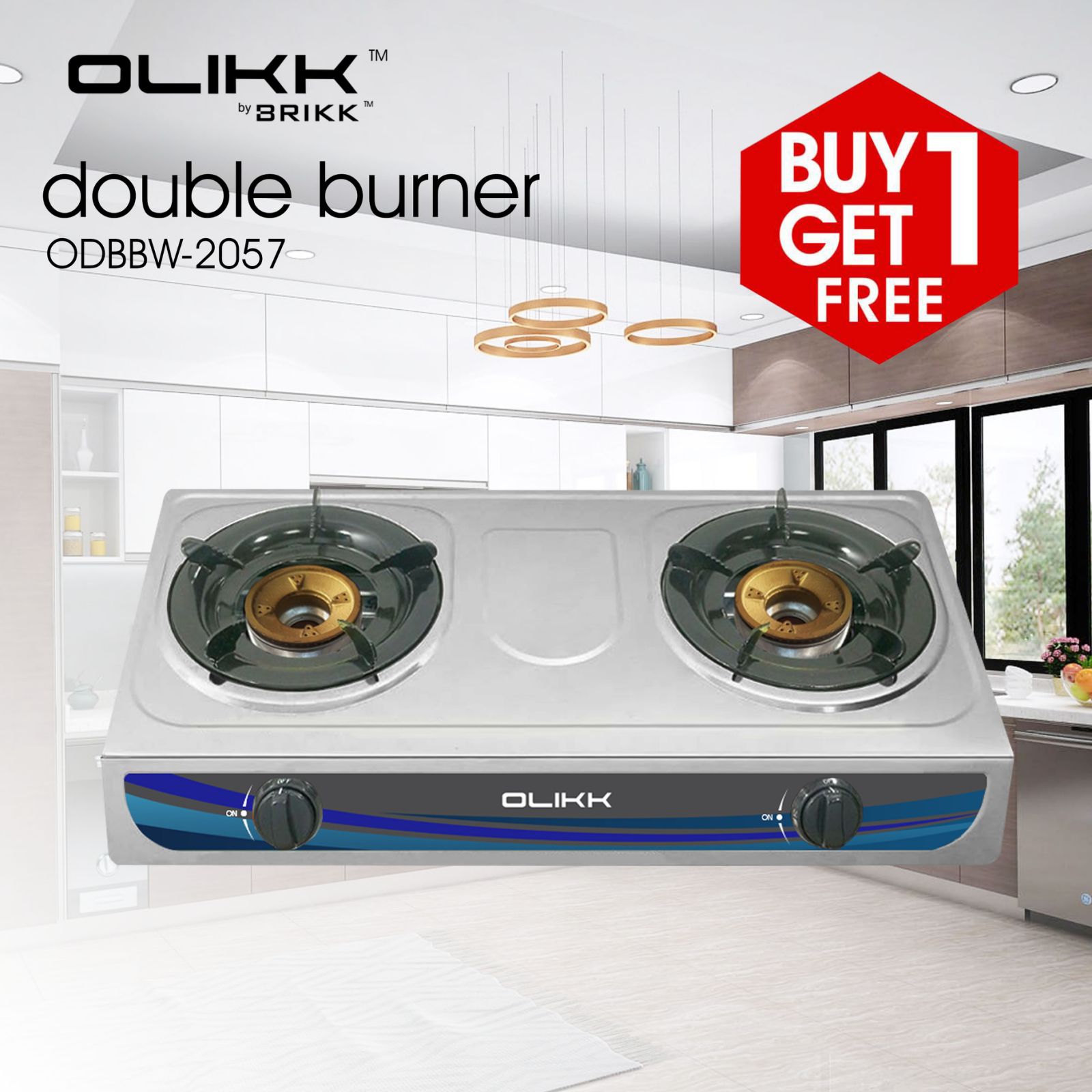 brikk double burner