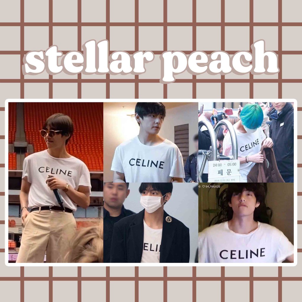 Celine Fashion Week Taehyung Essential T-Shirt for Sale by