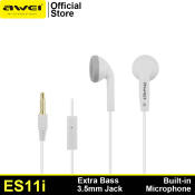 Awei ES11i Wired Earphones with Mic - Superior Sound