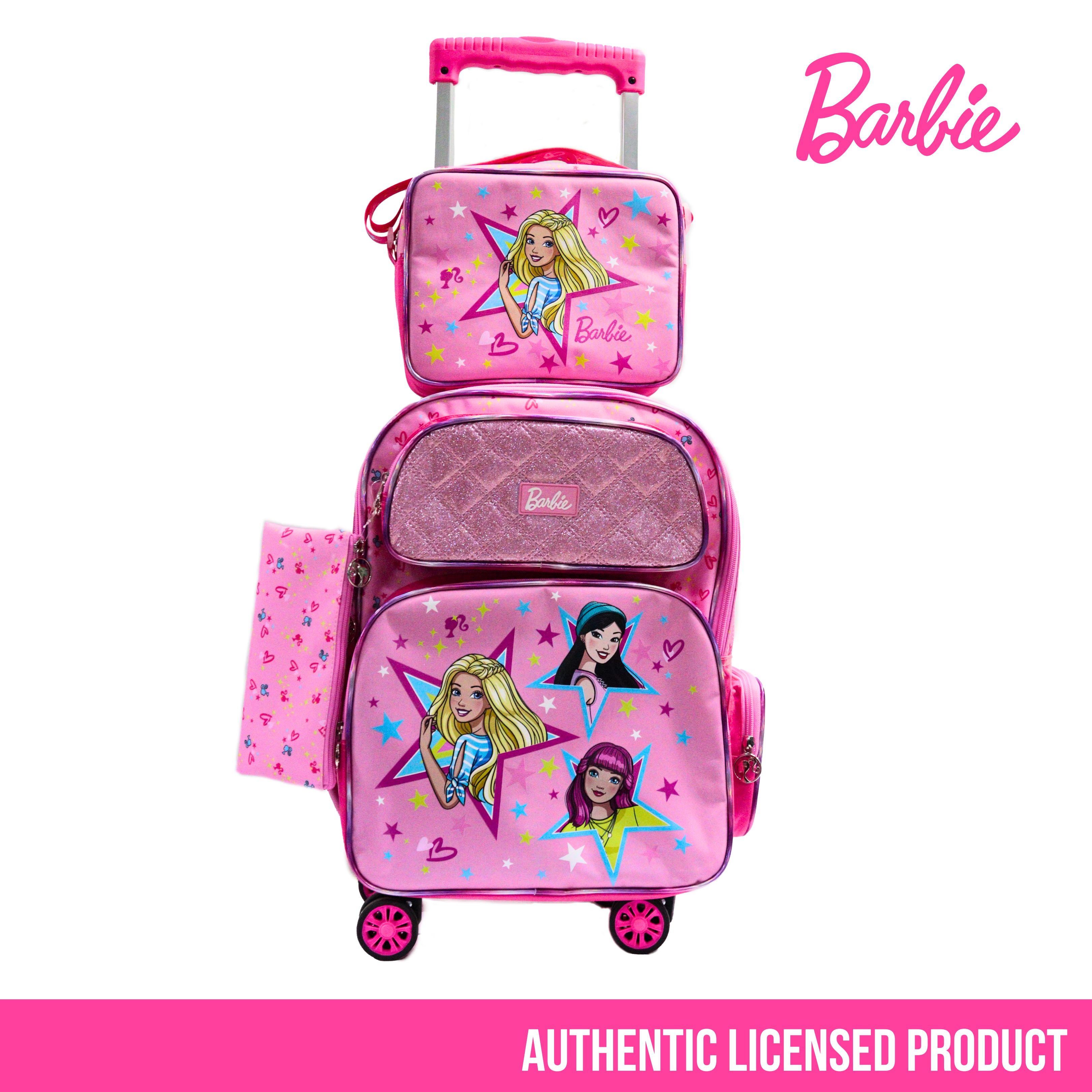 Barbie Musician Box Type Trolley Bag Set