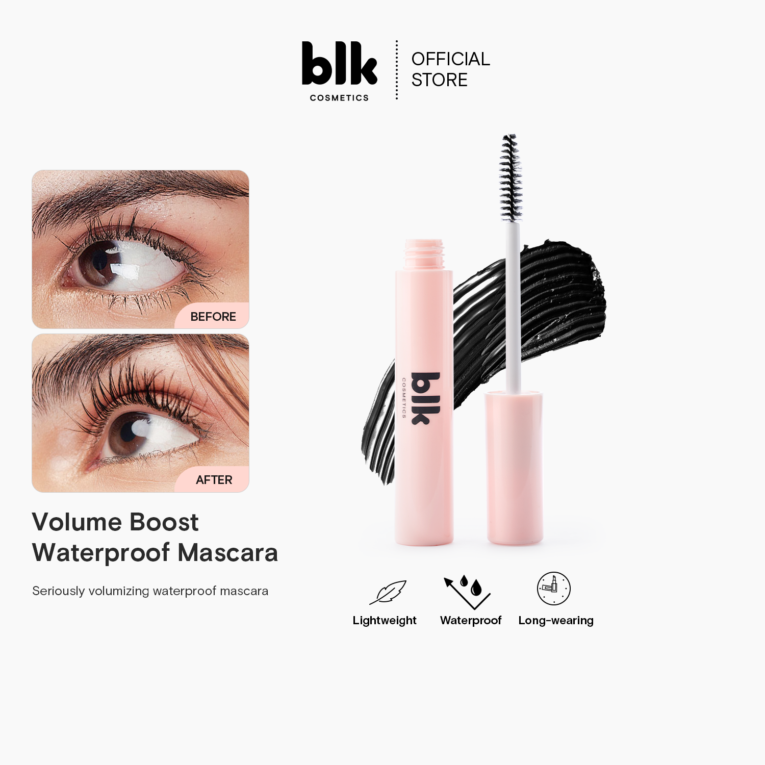 Discount on Blk Cosmetics  shoes - SKU: Blk Cosmetics Fresh Volume Boost Waterproof Mascara