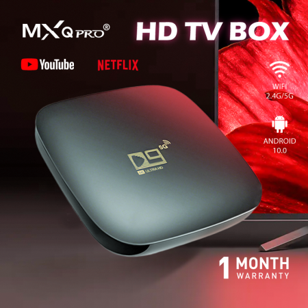 MXQ Pro 4K Android TV Box 5G - 8G RAM+128G