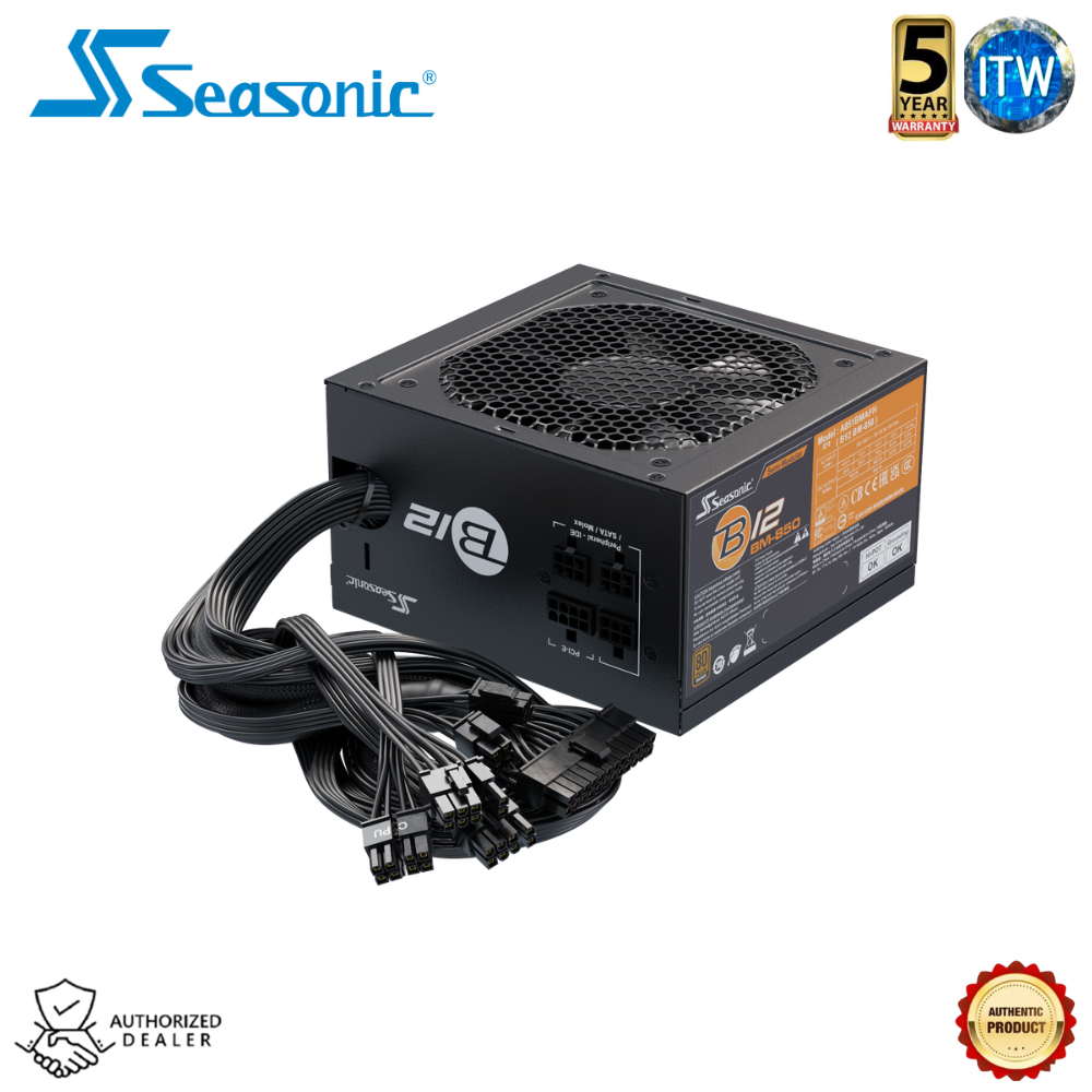 Seasonic FOCUS GM-850 850W 80+ Gold Semi-Modular ATX Power Supply