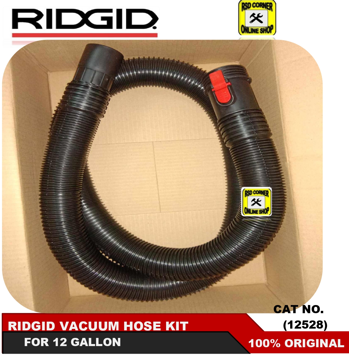 RIDGID LA-2520 DUAL-FLEX LOCKING VACUUM HOSE EXTENSION KIT(2 - 1/2